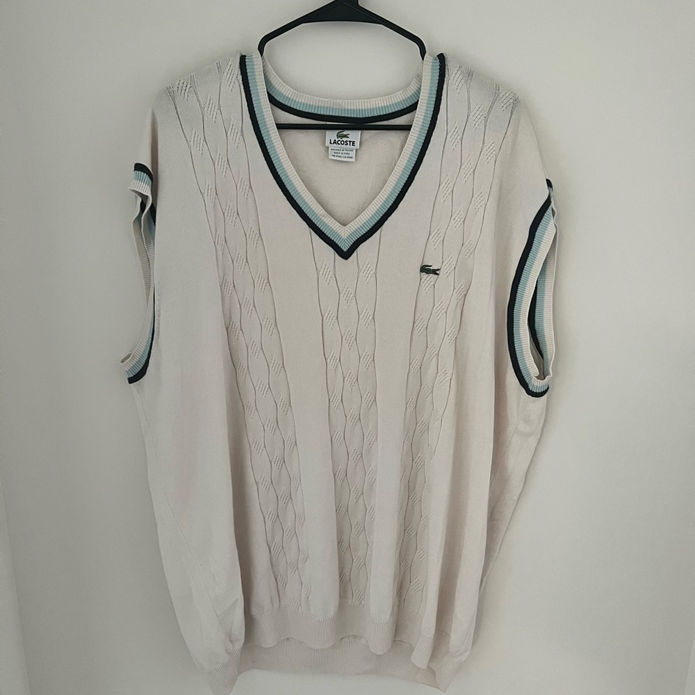 Lacoste Sweater Vest Size 9 (3XL)